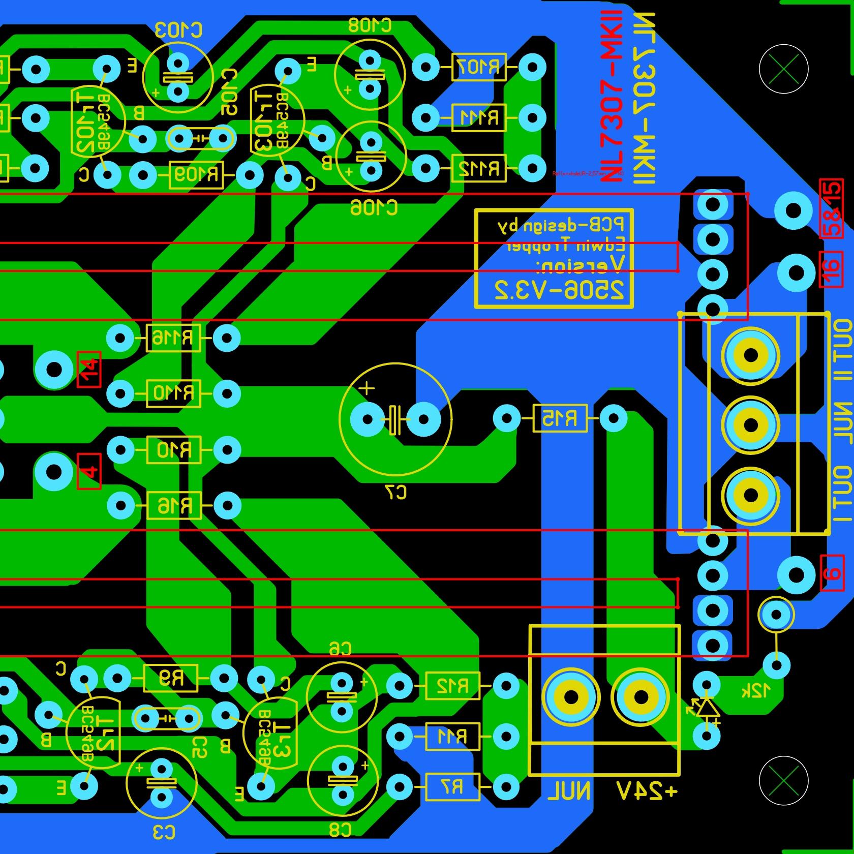 Afbeelding van de Sprint 6 Layout van de Next Gen NL7307 mengeenheid V3.2